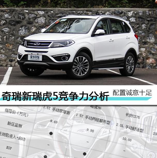 奇瑞,长安,长安CS75,DS,瑞虎3