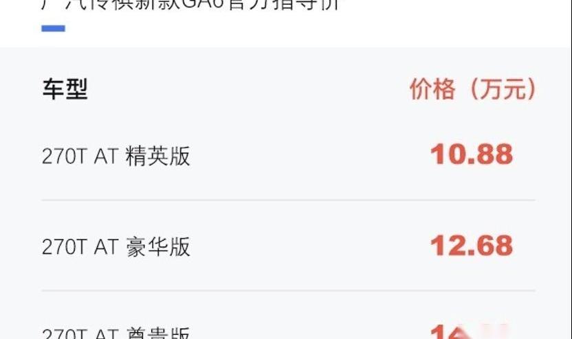 集度,广汽传祺,传祺GA6,蔚来,蔚来ET7