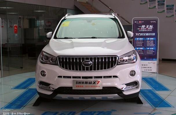 SWM斯威X7,特斯拉,现代