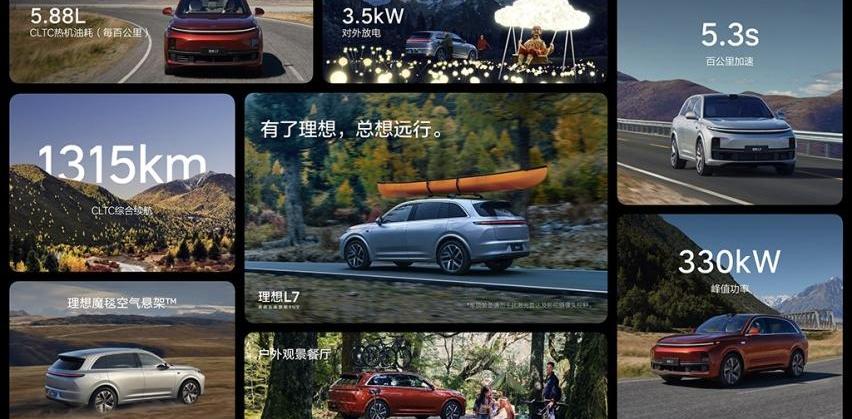 理想L7,丰田,汉兰达,理想ONE,汉