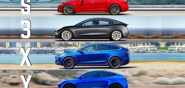 特斯拉,Model S,Model 3,Model Y,Taycan