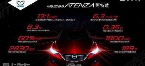 阿特兹,马自达,一汽,北京,金杯