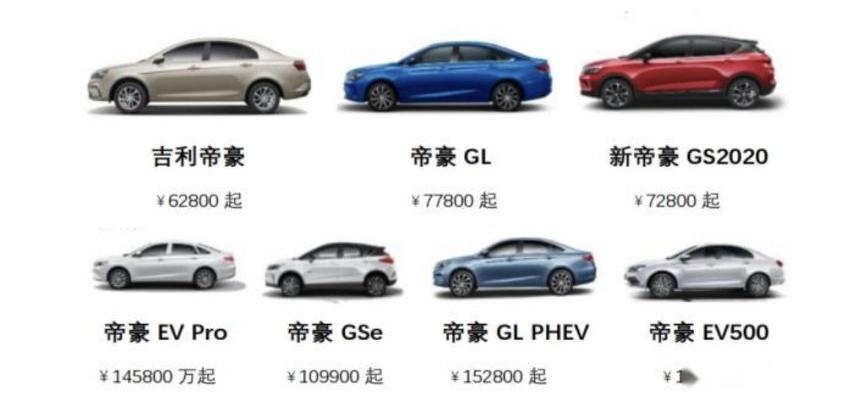 帝豪,丰田,三菱,沃尔沃,发现