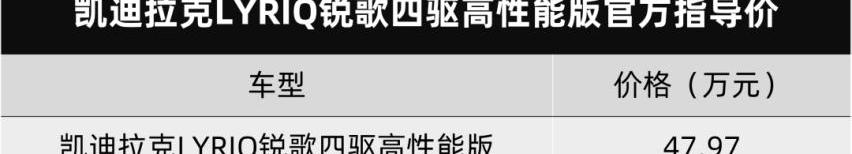 LYRIQ锐歌,凯迪拉克