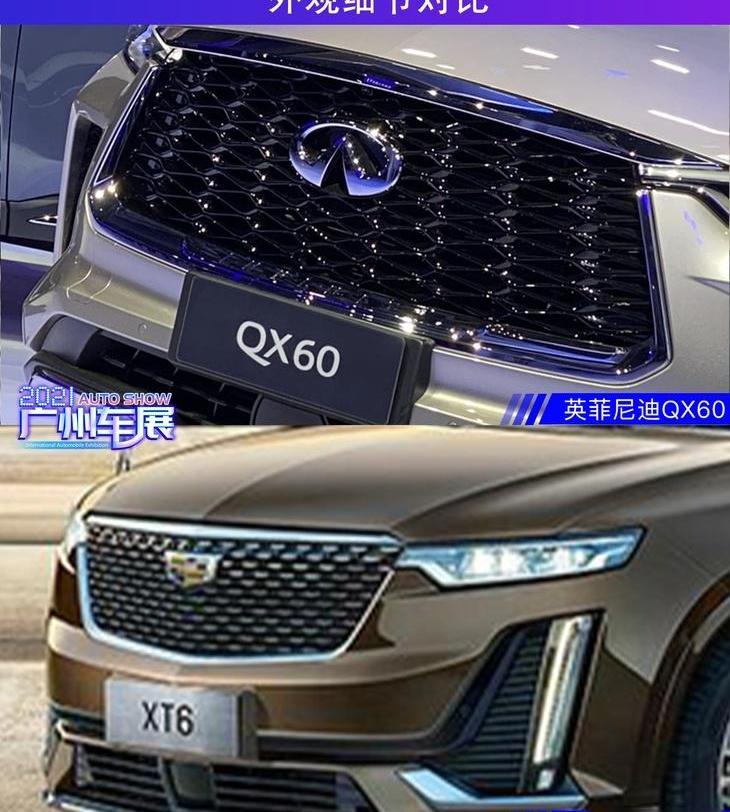 英菲尼迪,英菲尼迪QX60,凯迪拉克,凯迪拉克XT6,现代
