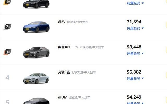 汉,比亚迪,岚图汽车