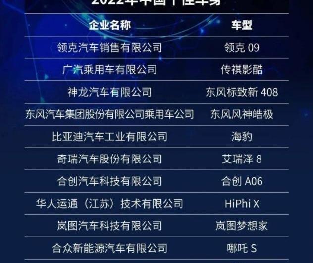 影酷,皓极,合创,领克,海豹