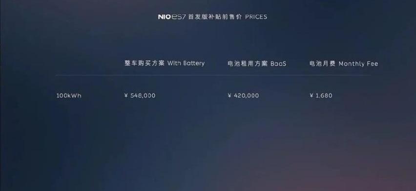 蔚来,蔚来ES7,蔚来ES8,蔚来ET7,小鹏