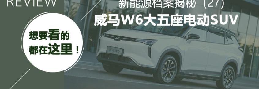 威马W6,威马汽车,领克,特斯拉,蔚来