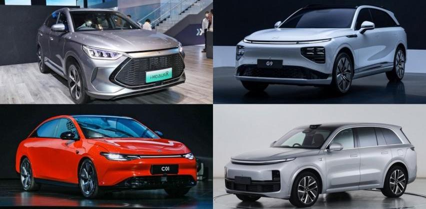小鹏,理想L8,比亚迪,零跑C01,小鹏G9