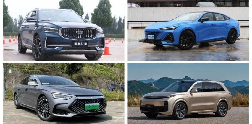 汉,星越L,理想L8,比亚迪,极氪