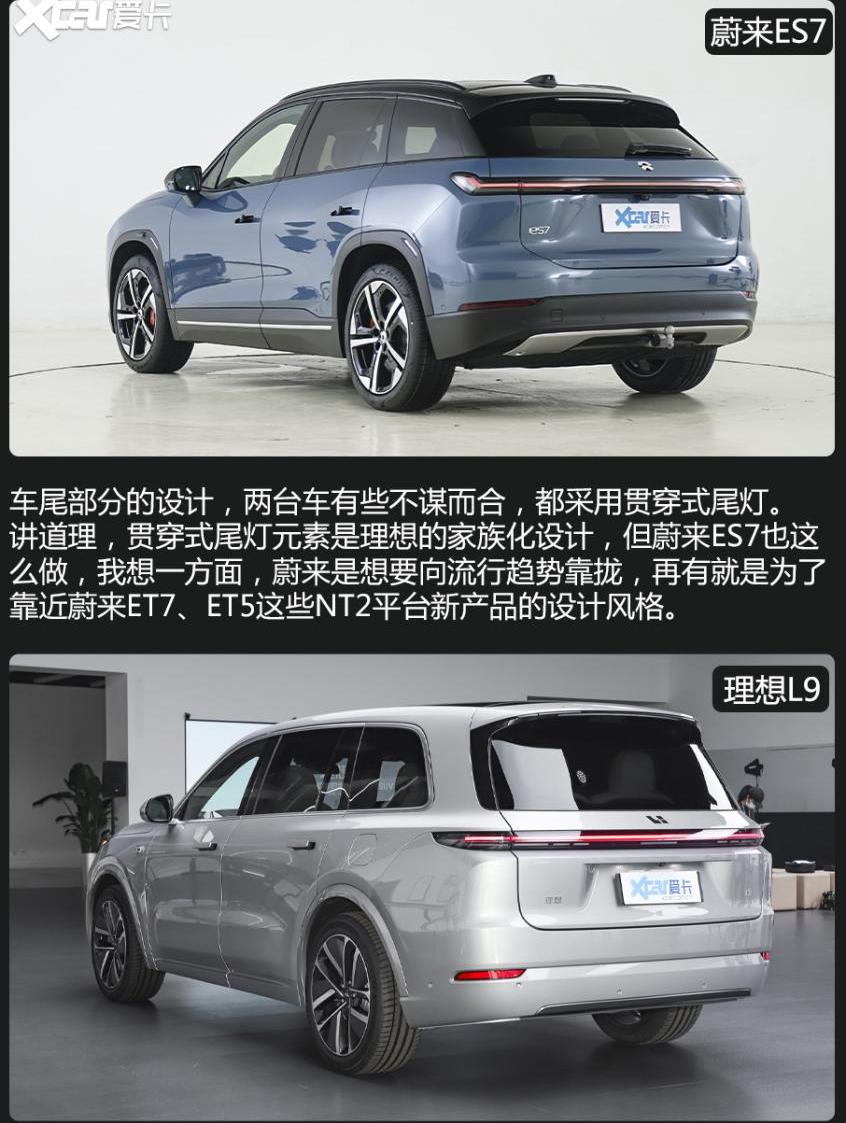 蔚来,蔚来ES7,理想L9,理想汽车,理念
